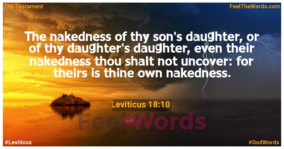 Leviticus 18:10