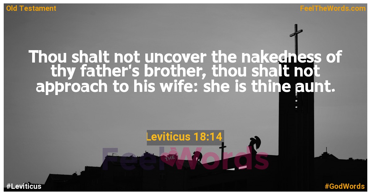 Leviticus 18:14
