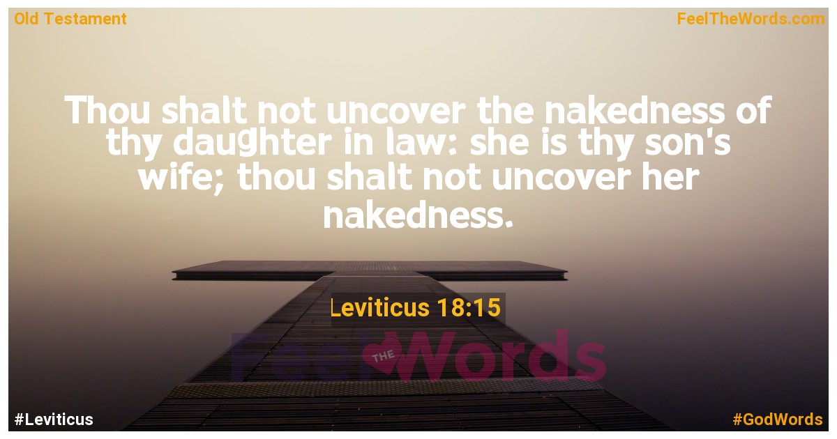 Leviticus 18:15