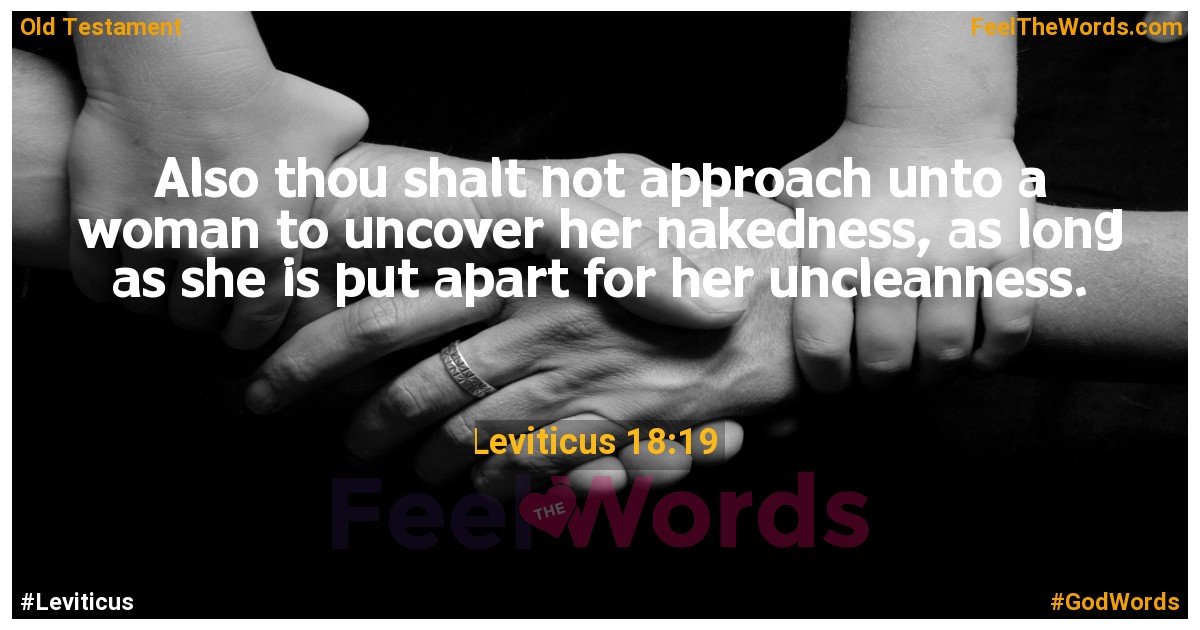 Leviticus 18:19
