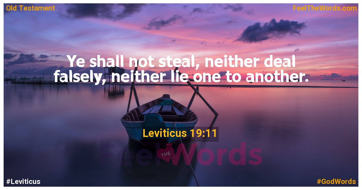 Leviticus 19:11