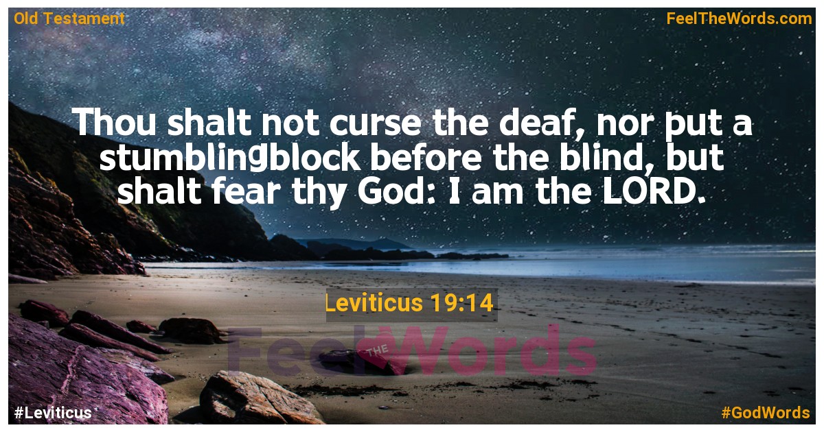 Leviticus 19:14