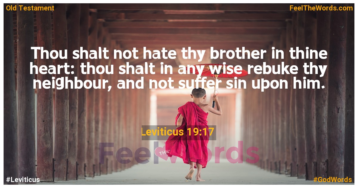 Leviticus 19:17