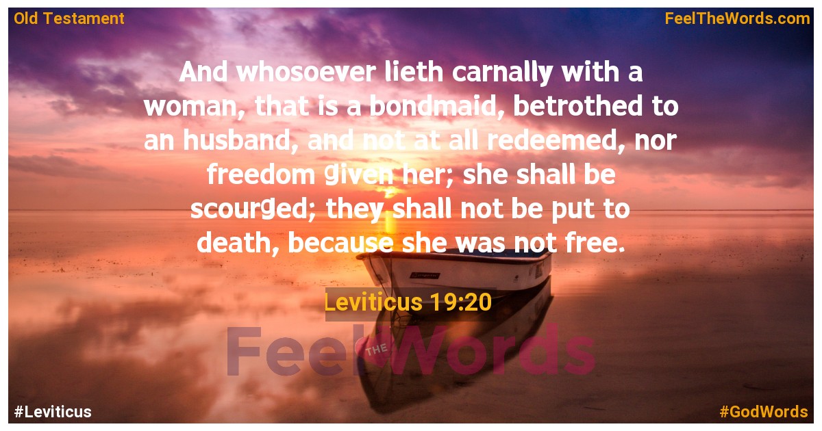 Leviticus 19:20