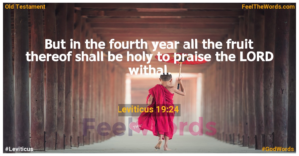 Leviticus 19:24