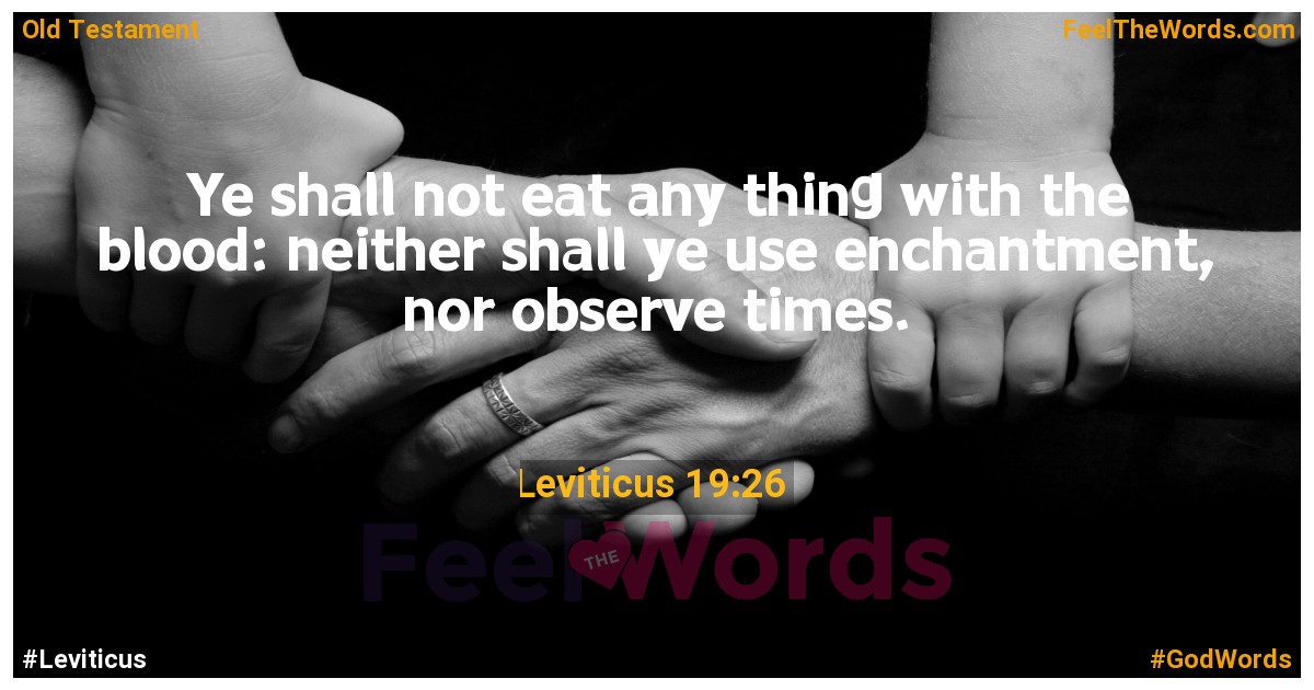 Leviticus 19:26