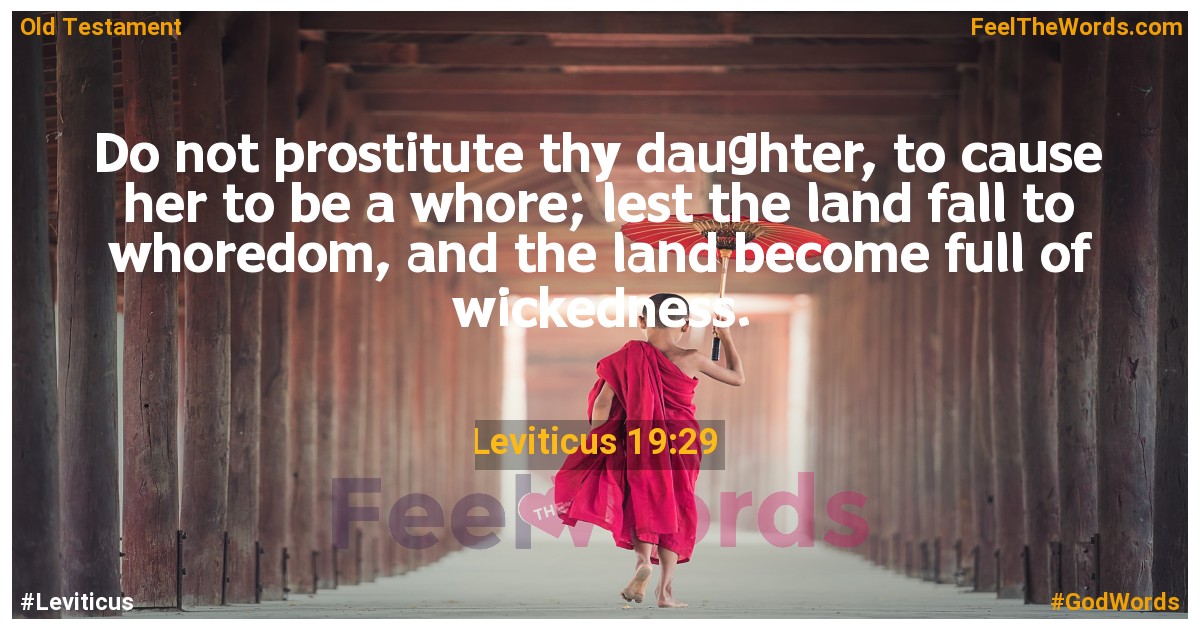 Leviticus 19:29
