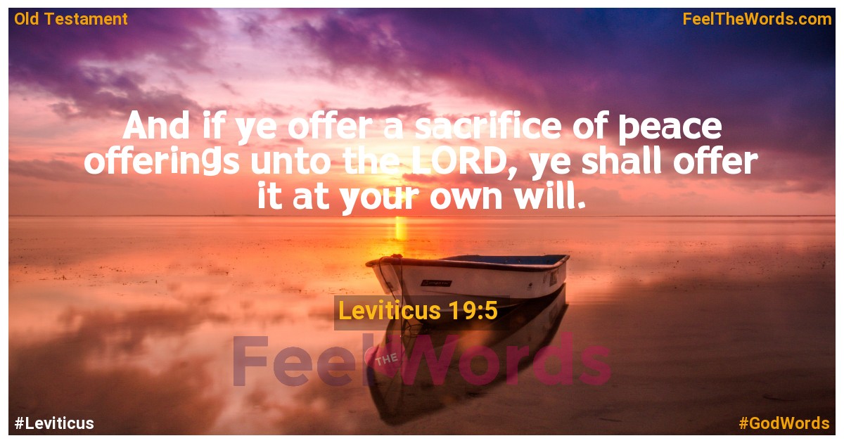 Leviticus 19:5
