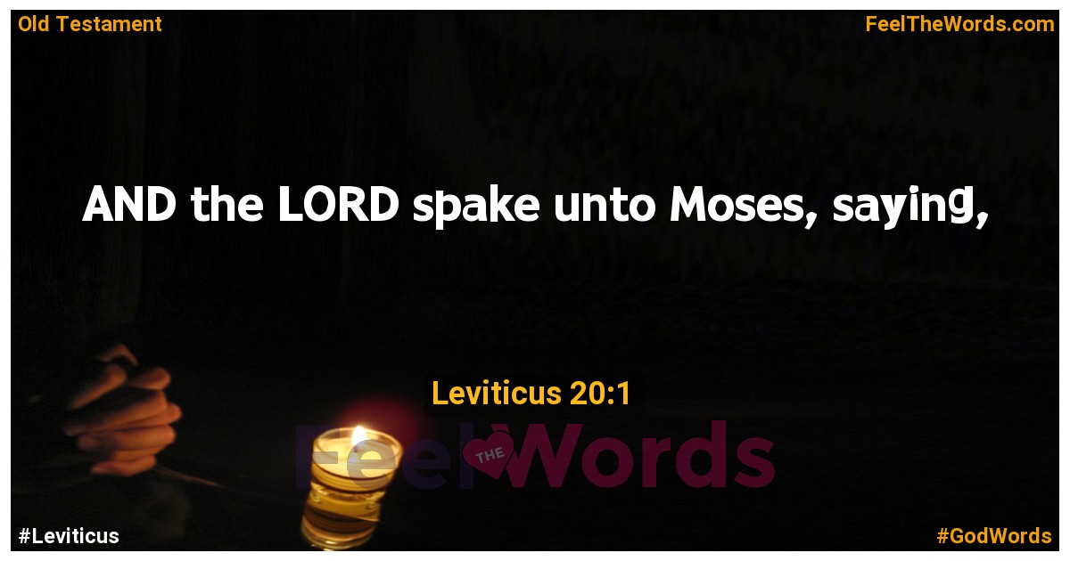 Leviticus 20:1