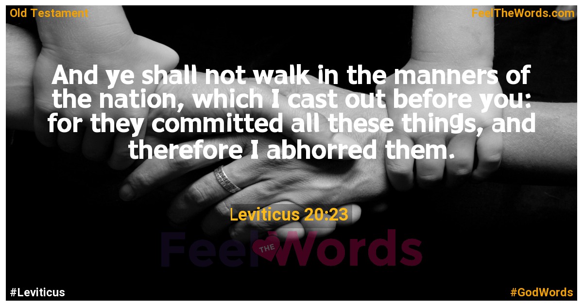 Leviticus 20:23