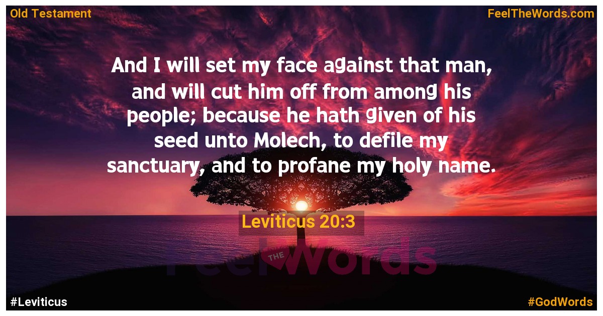 Leviticus 20:3