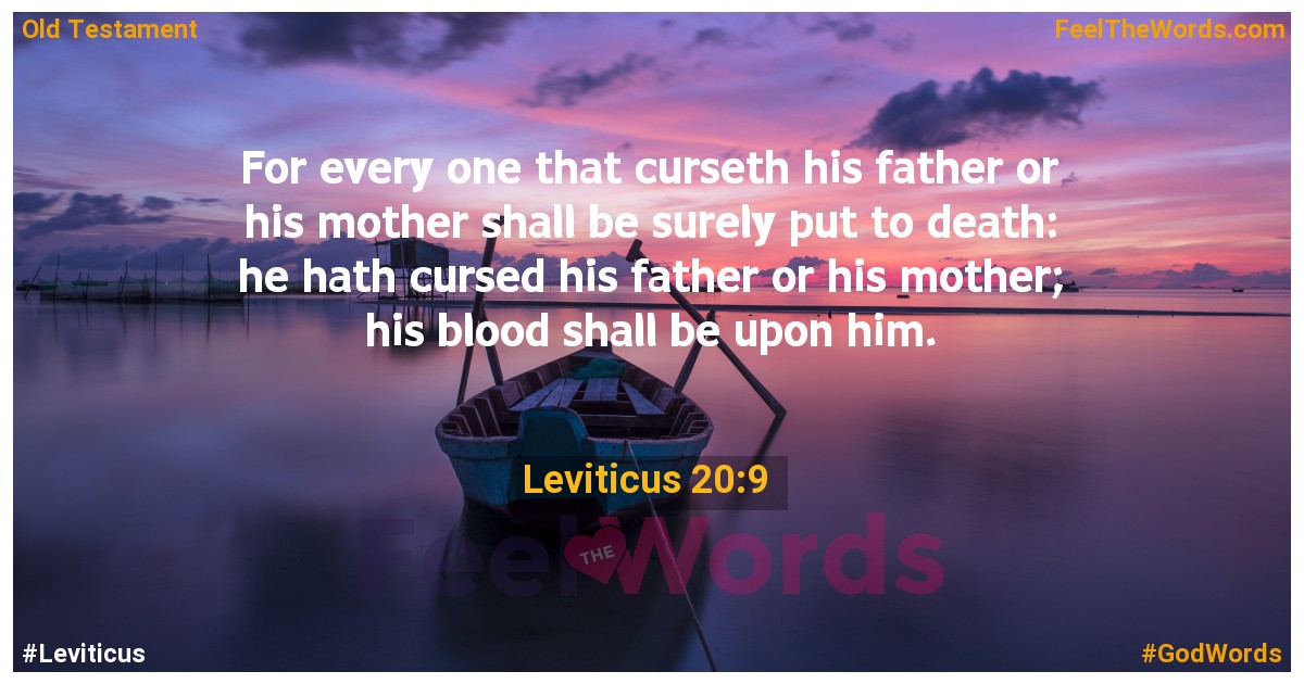 Leviticus 20:9