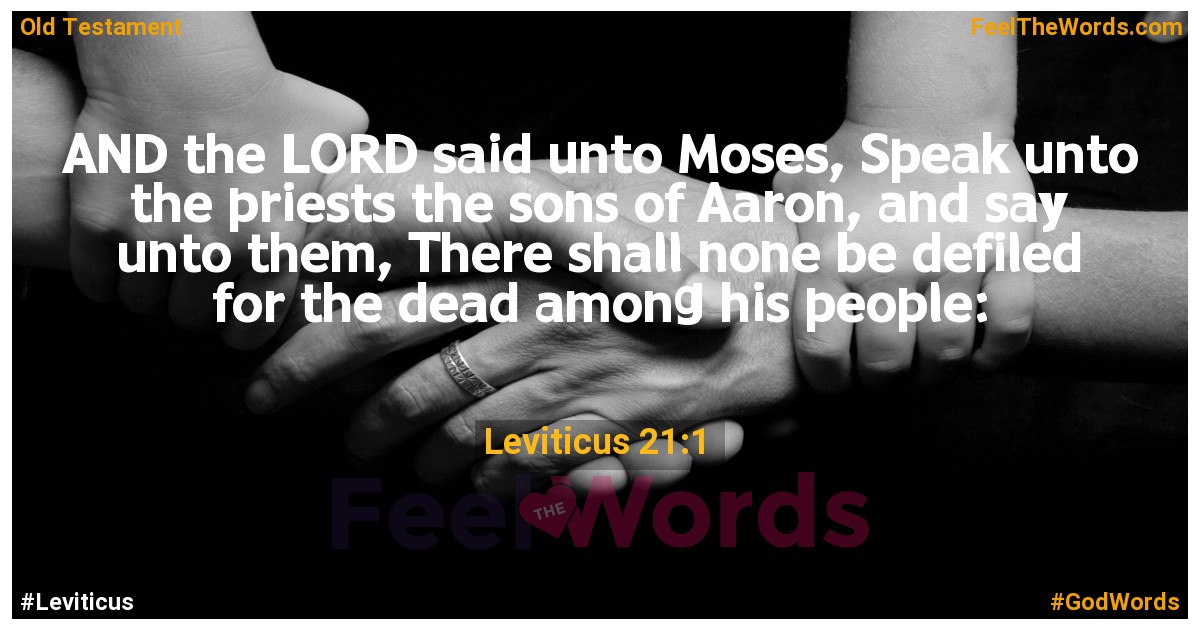 Leviticus 21:1