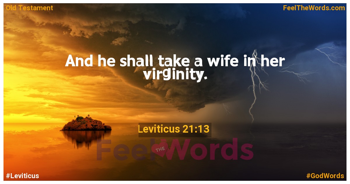 Leviticus 21:13