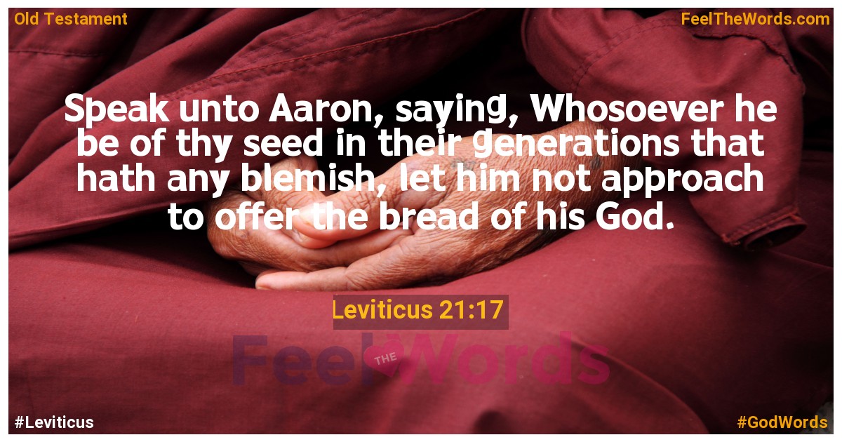 Leviticus 21:17