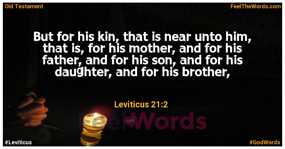 Leviticus 21:2