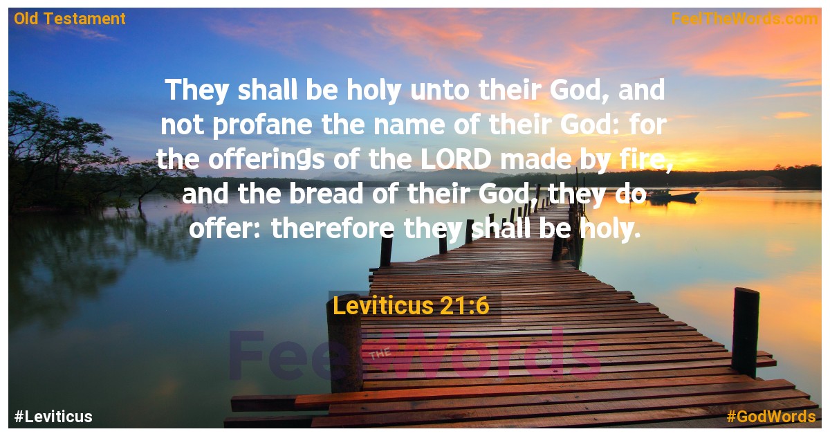 Leviticus 21:6