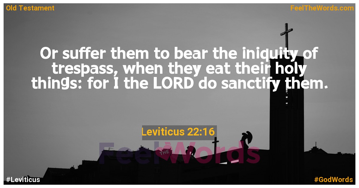 Leviticus 22:16
