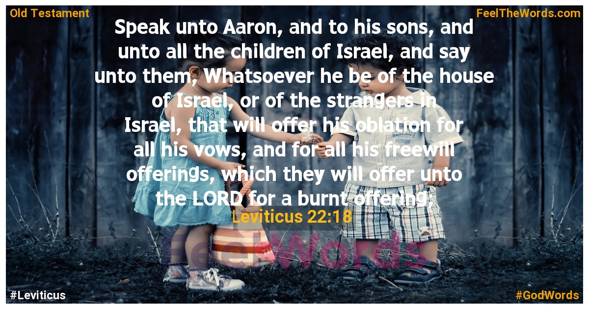 Leviticus 22:18