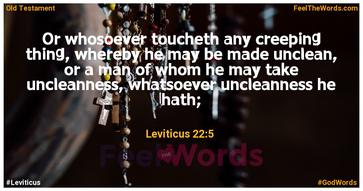 Leviticus 22:5