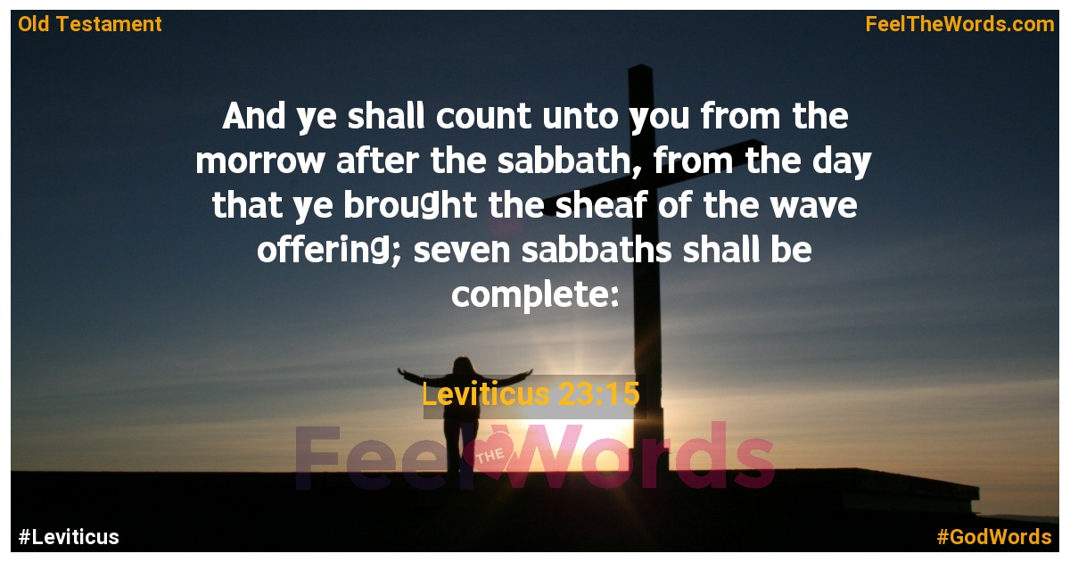 Leviticus 23:15