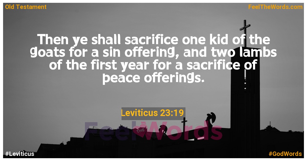 Leviticus 23:19