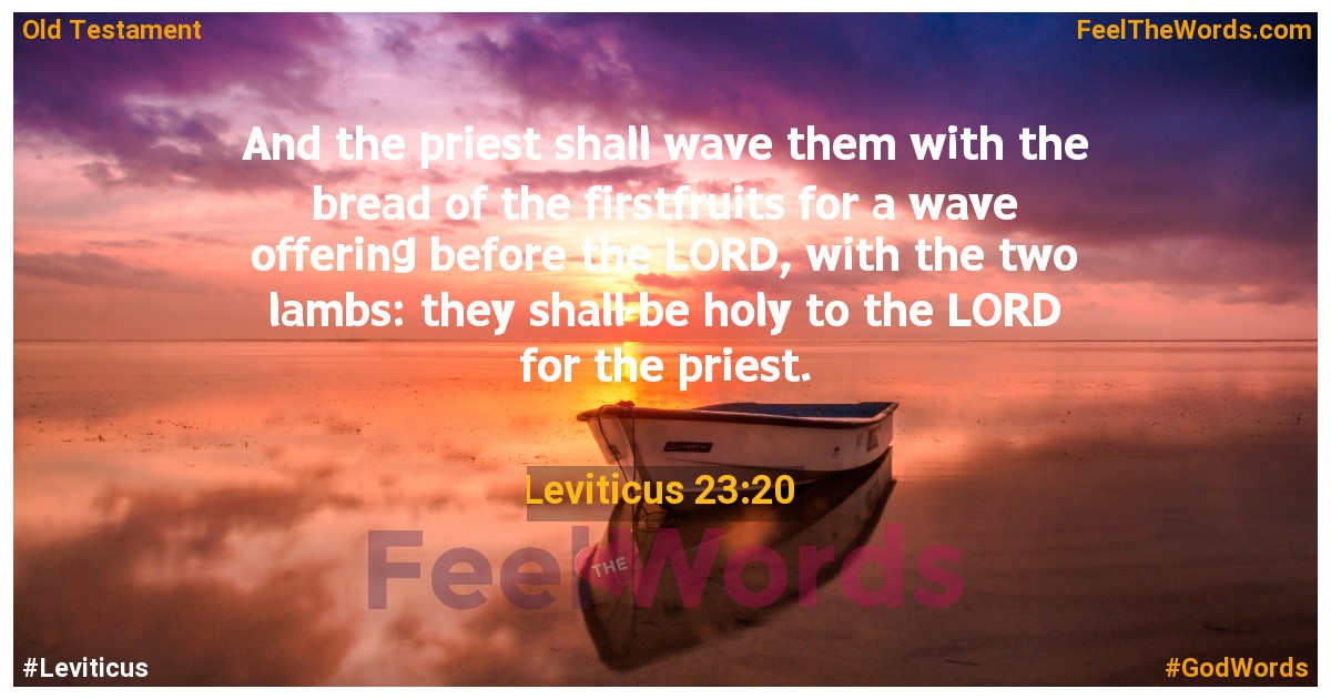 Leviticus 23:20