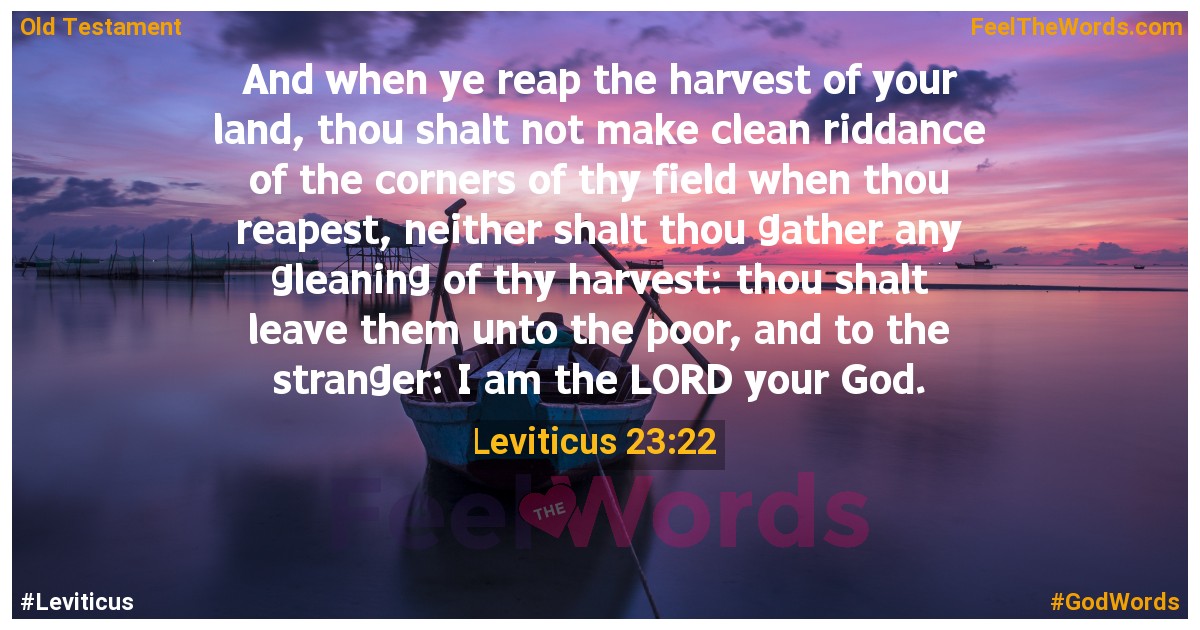 Leviticus 23:22