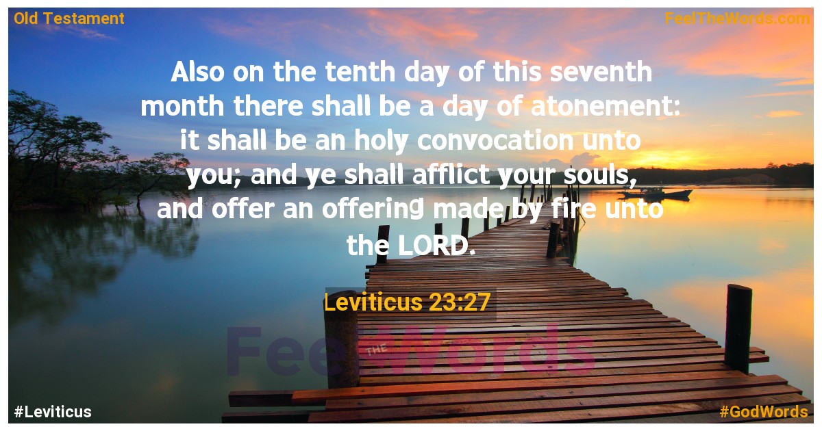 Leviticus 23:27