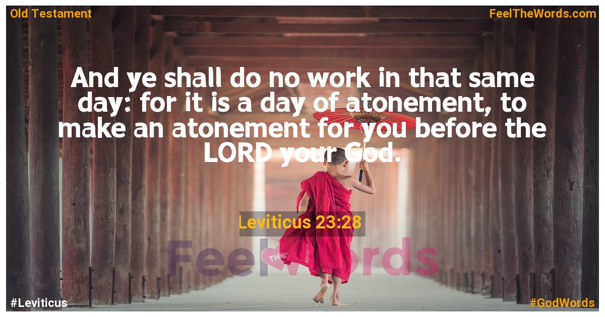 Leviticus 23:28