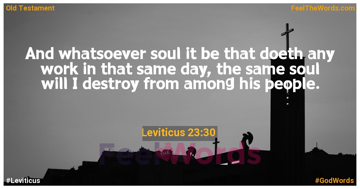 Leviticus 23:30