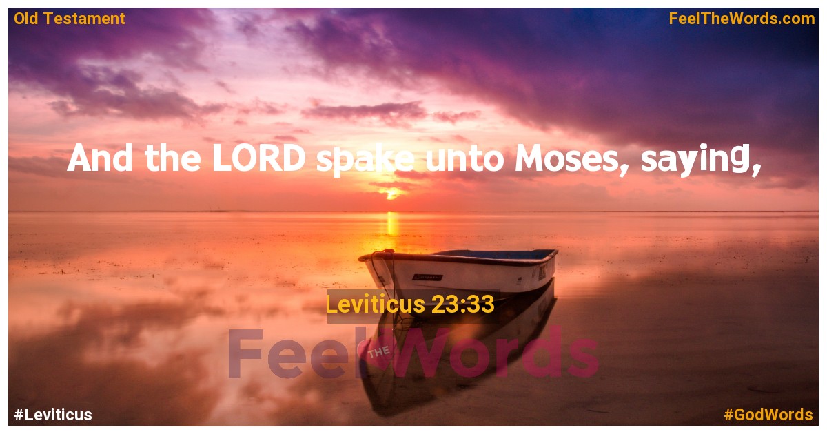 Leviticus 23:33