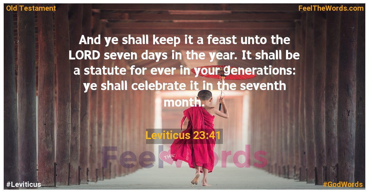 Leviticus 23:41