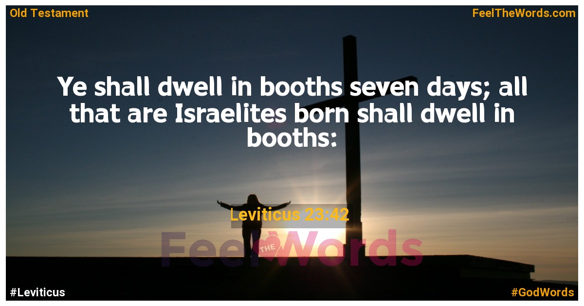 Leviticus 23:42