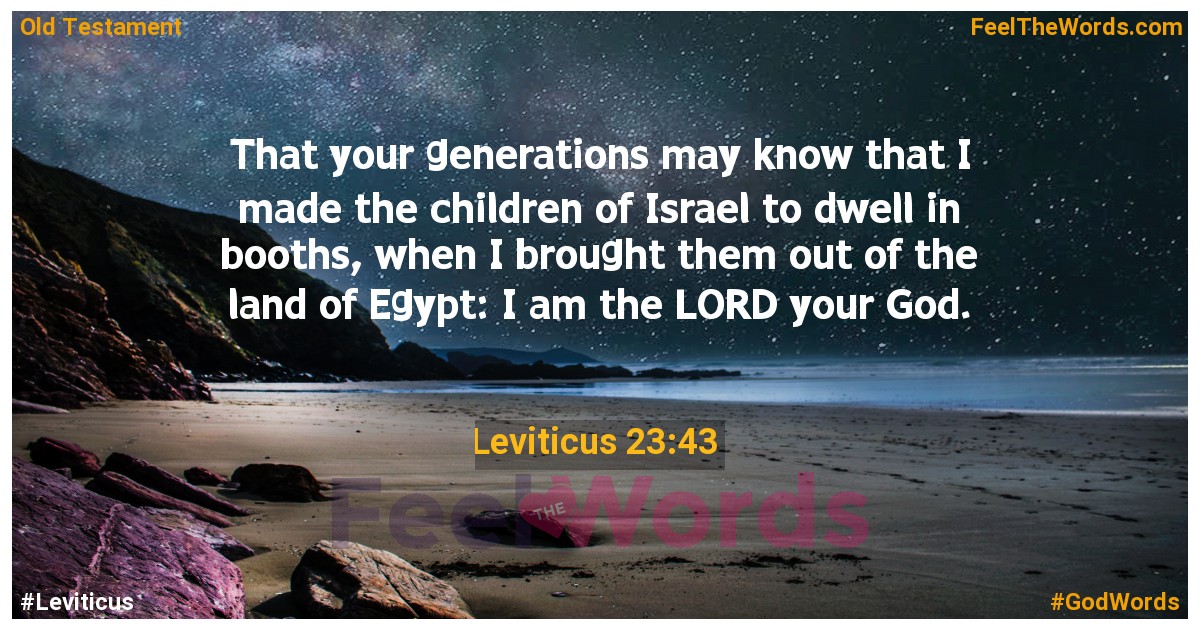 Leviticus 23:43