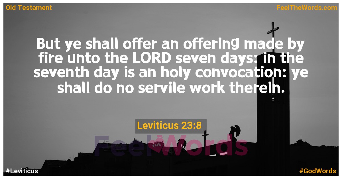 Leviticus 23:8