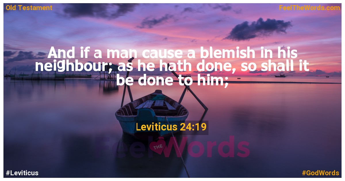 Leviticus 24:19