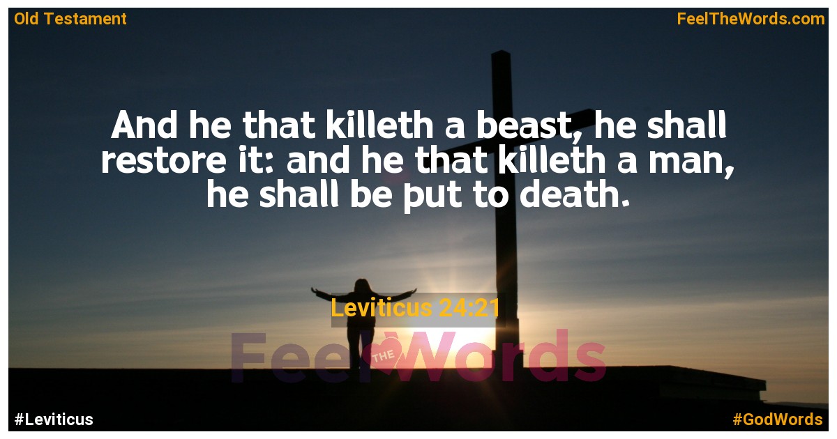 Leviticus 24:21