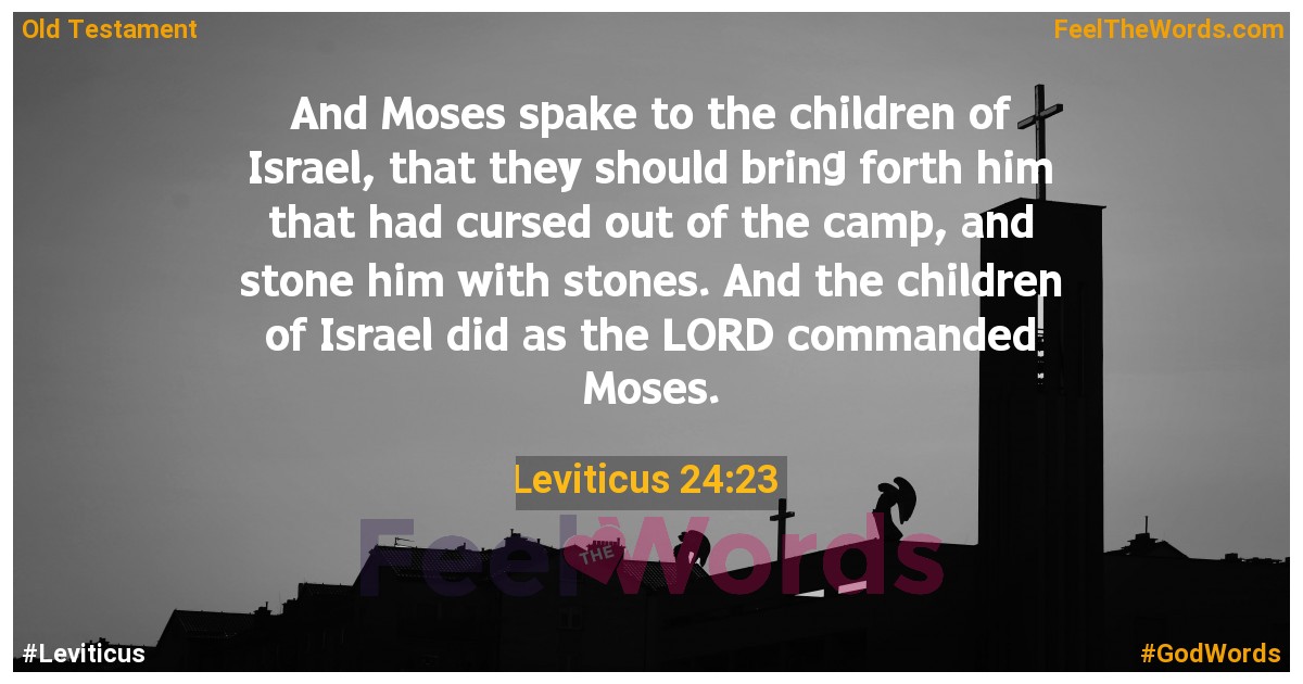Leviticus 24:23
