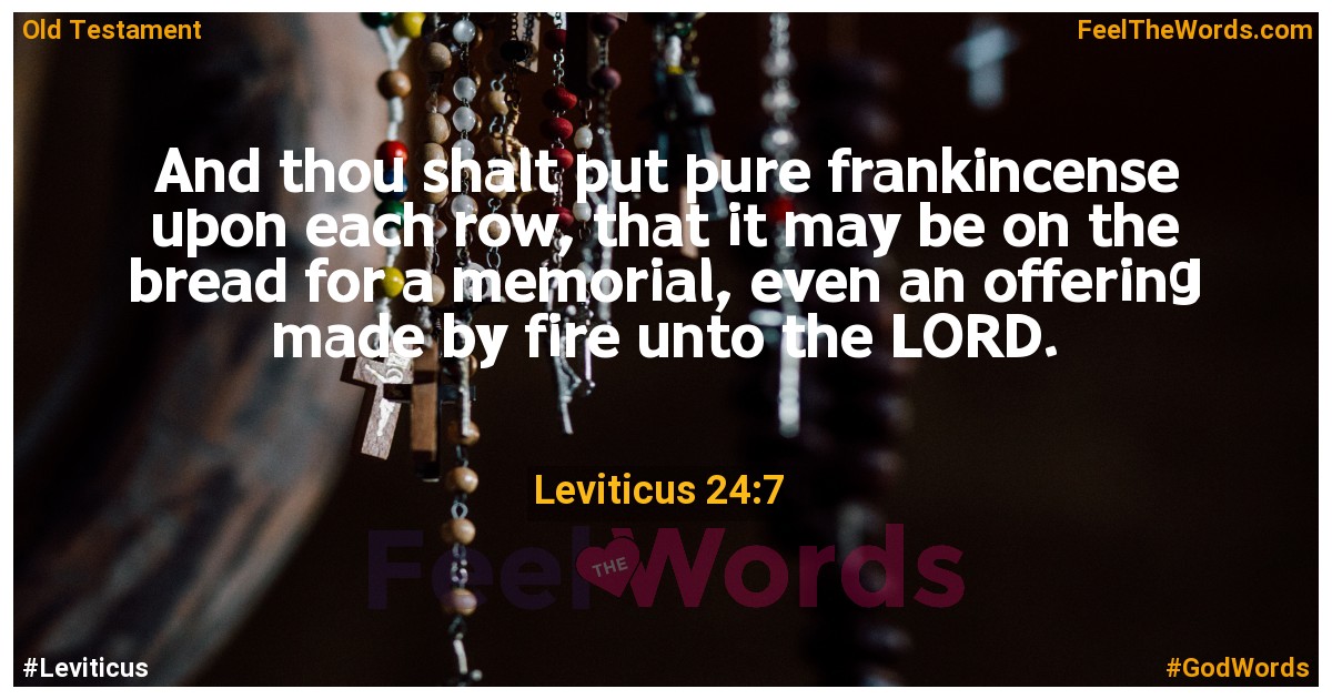 Leviticus 24:7