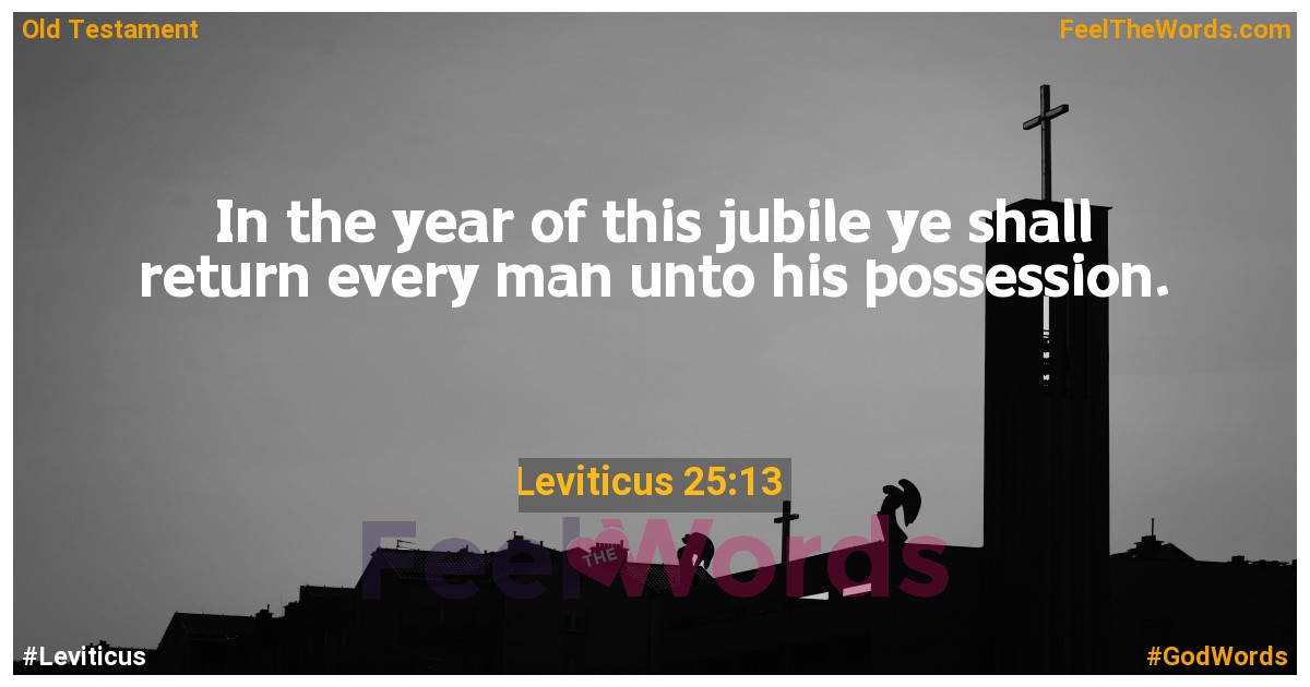 Leviticus 25:13