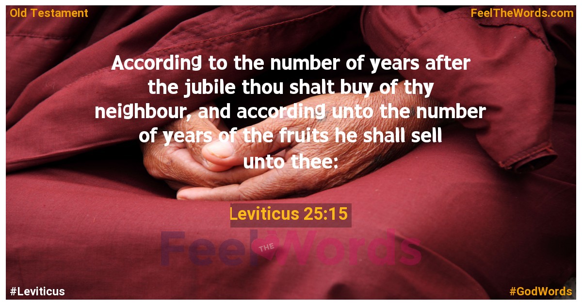 Leviticus 25:15