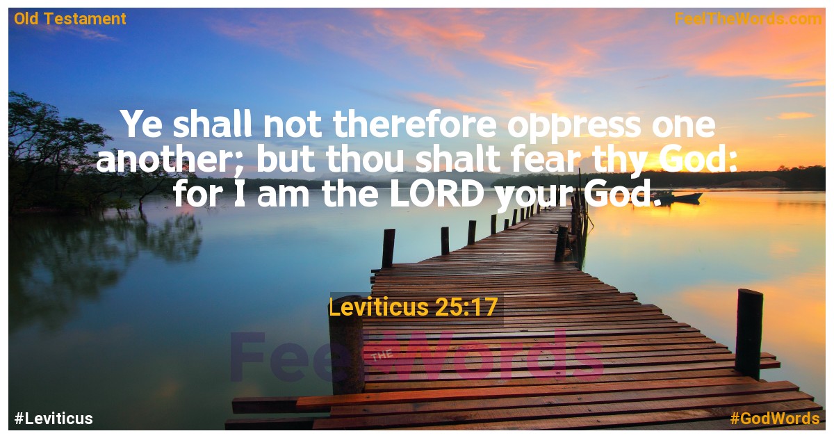 Leviticus 25:17