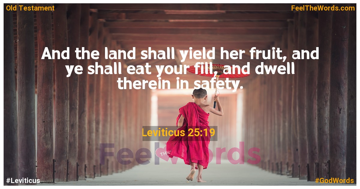 Leviticus 25:19