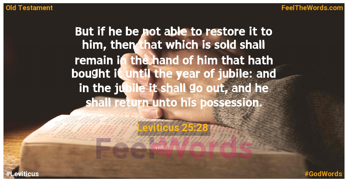 Leviticus 25:28