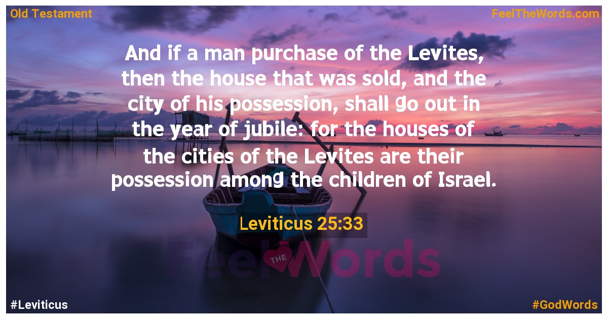 Leviticus 25:33