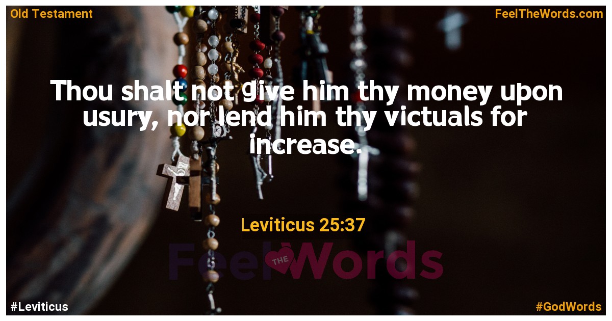 Leviticus 25:37