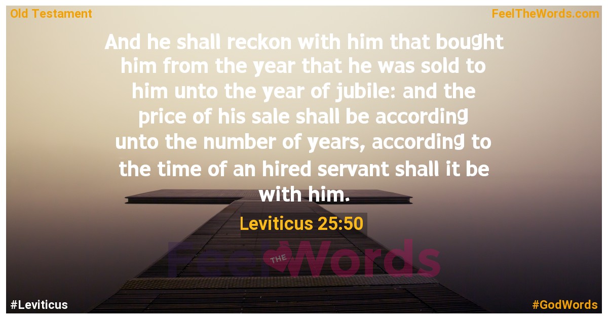 Leviticus 25:50