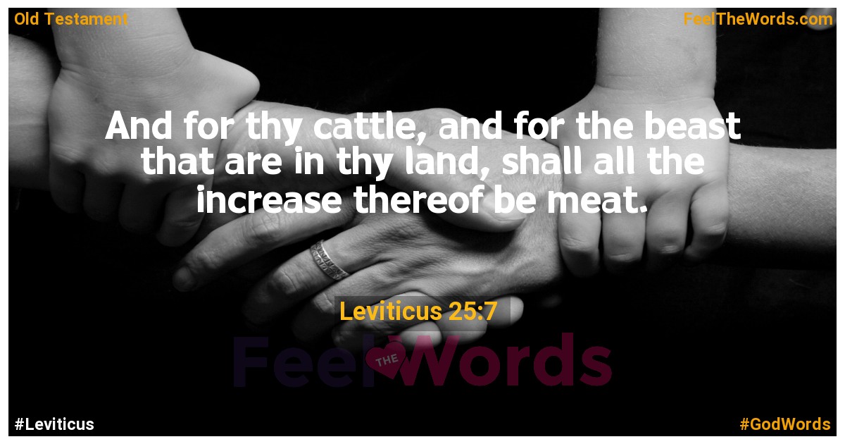 Leviticus 25:7