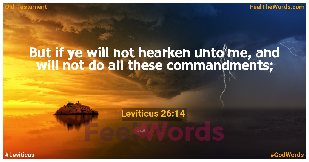 Leviticus 26:14
